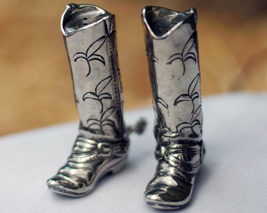 Salt and Pepper Cowboy Boots