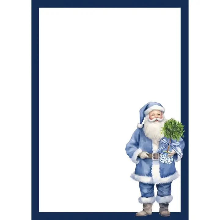 Notepad Santa Claus Blue