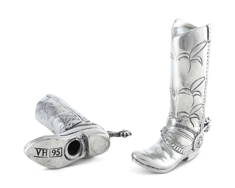 Salt and Pepper Cowboy Boots