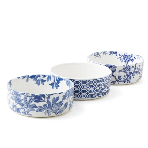 Mediterranean Blue Dog Bowl