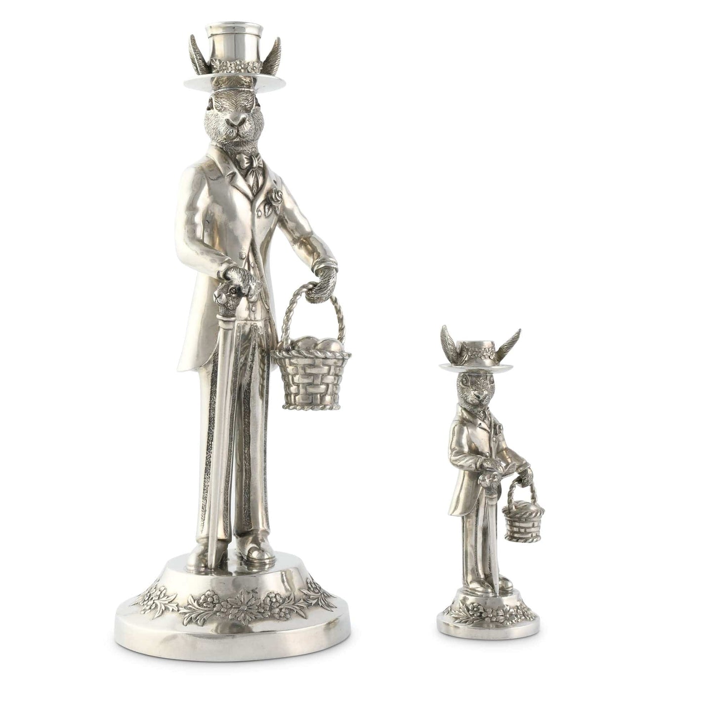 Gentleman Hare Candle Stick Tall