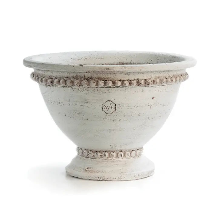 Artisan Terracotta Bowl in White wash