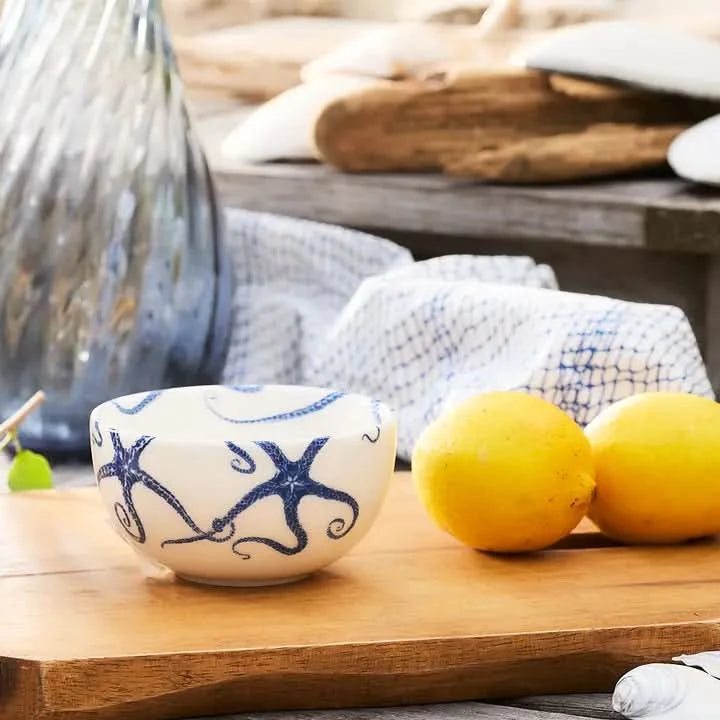 Set of 4 Starfish Snack Bowls