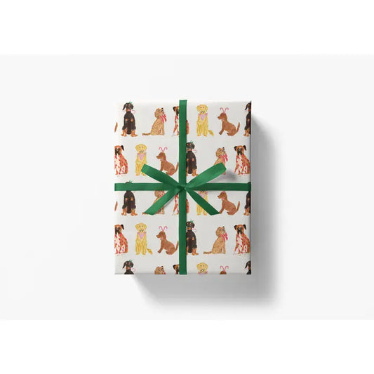 Gift Wrap Sheets Dogs