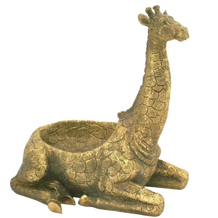 Gold Giraffe Bowl