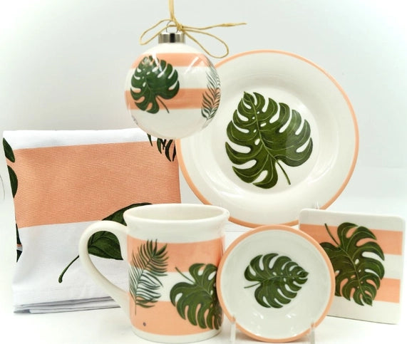 Tropical Leaves Coaster Set of 4