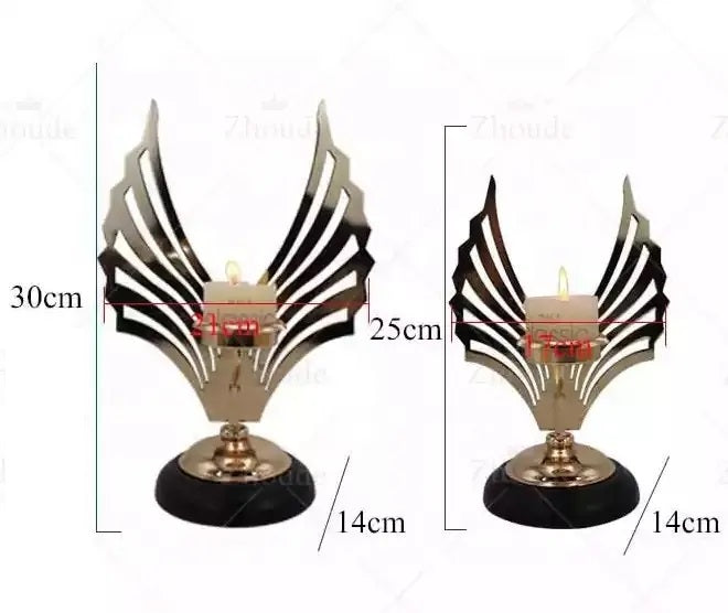 Set if Two Art Deco Candle Holders