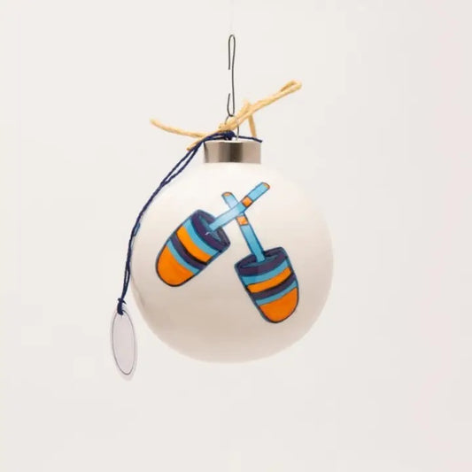 Hand Painted Buoy Ornament