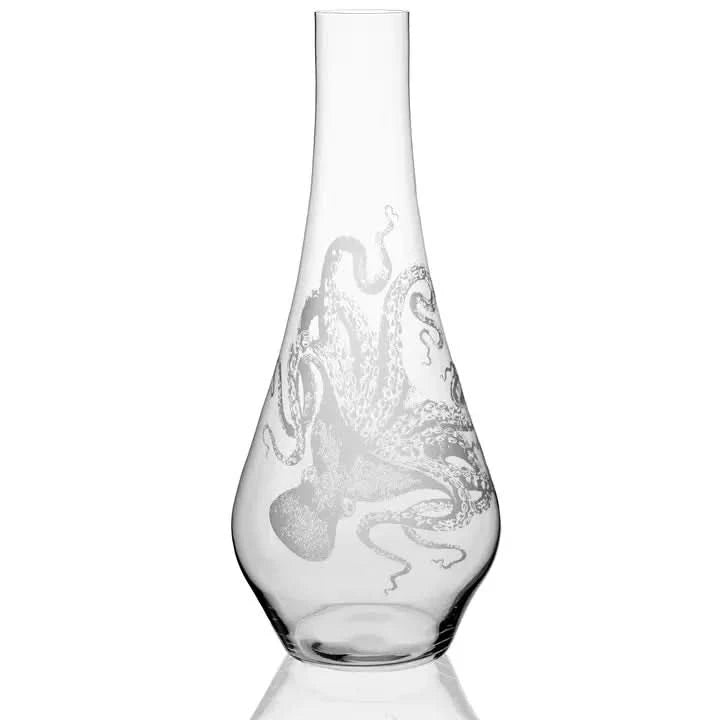 Octopus Etched Carafe