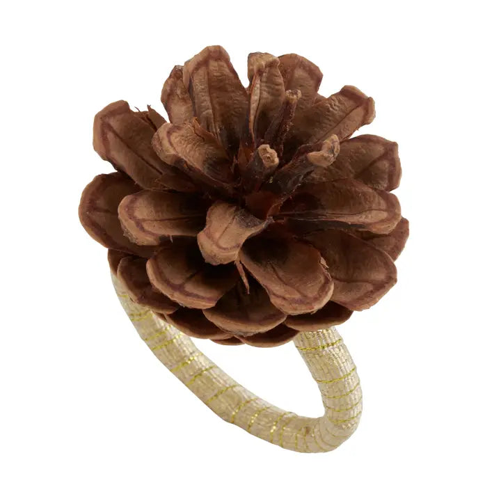 Pinecone Napkin Rings Set of 6