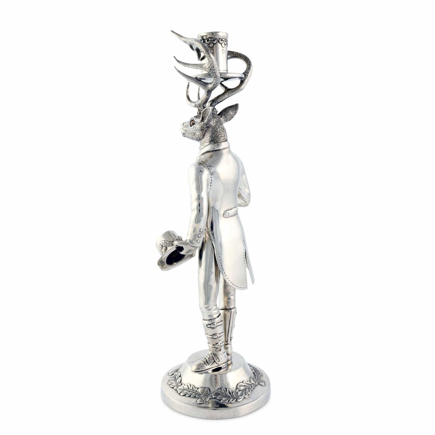 Gentleman Elk Candle Stick Tall