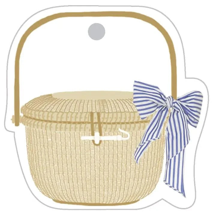 Beach Basket Gift Tags Set of 8