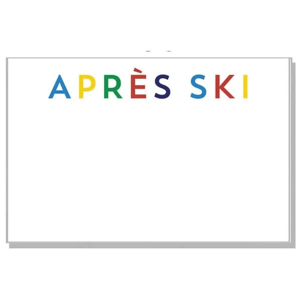 Notepad Après Ski