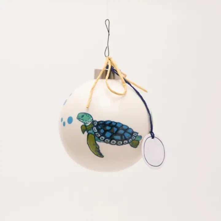 Hand Painted Turtle Ornament