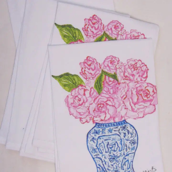 Ginger Jar Peonies Napkins