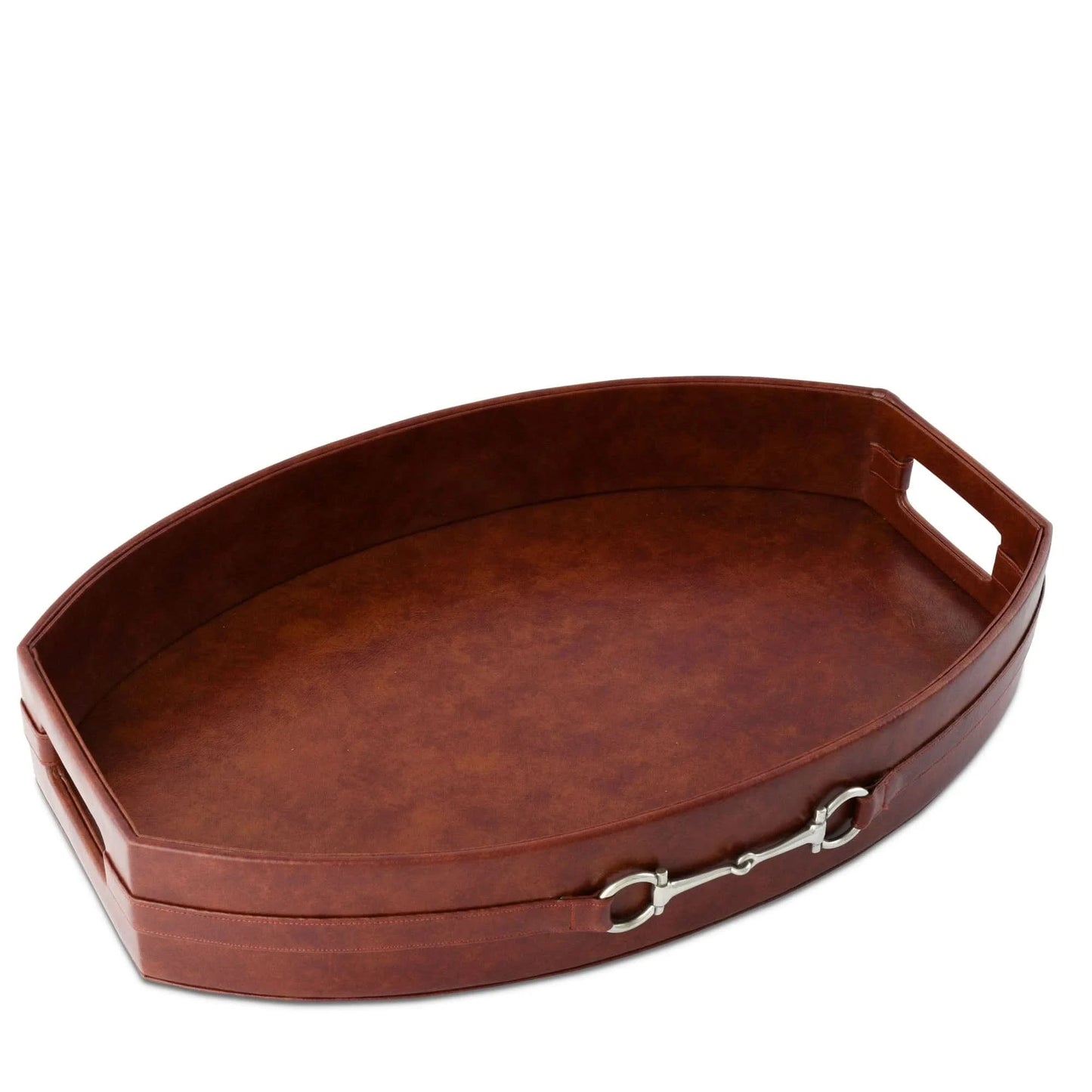 Equestrian Horse Bit Vegan Leather Tray