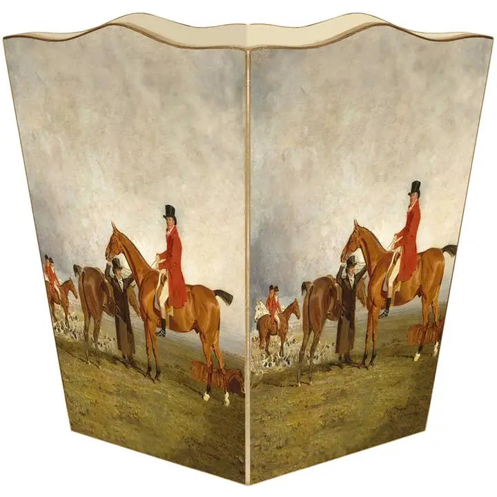 Waste Basket Equestrian Hunt