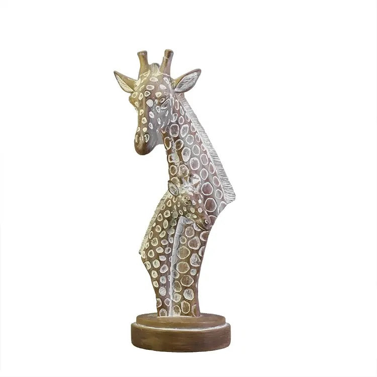 Giraffe Head Sculpture