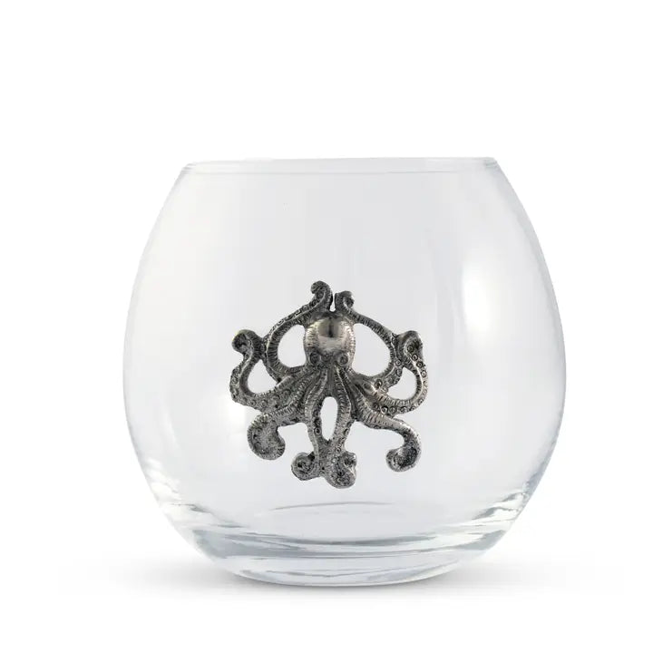 Set of 4 Octopus Wine Glasses