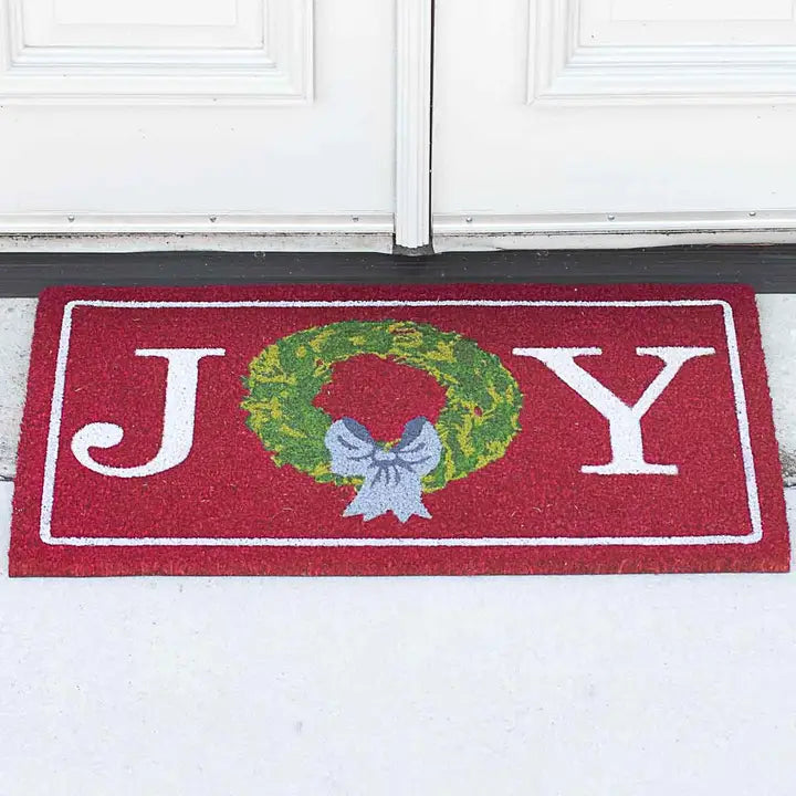 Christmas Wreath Coir Doormat