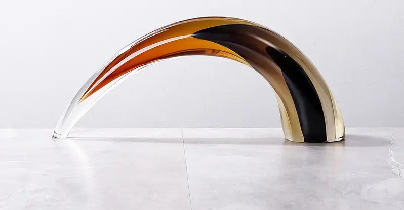 Glass Horn Sculpture