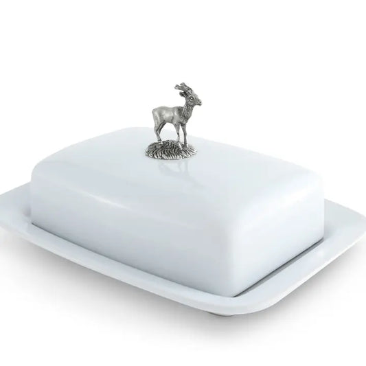 Stag Butter Dish