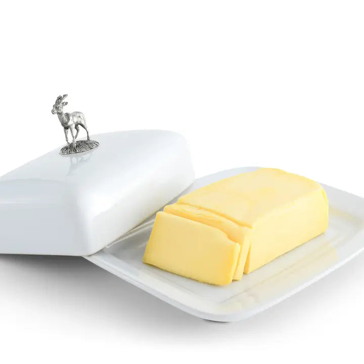 Stag Butter Dish