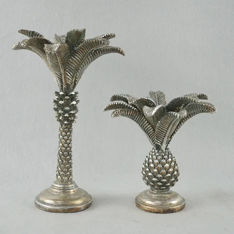 Set of Two Pineapple Candle Holders