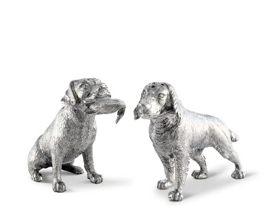 Salt and Pepper Hunting Dogs Set