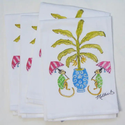 Chinoiserie Monkey Napkins