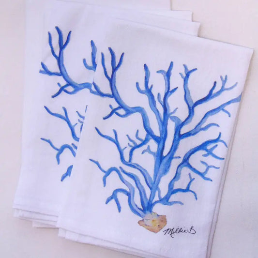 Blue Coral Napkins