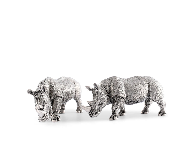 Salt and Pepper Safari Rhino Set