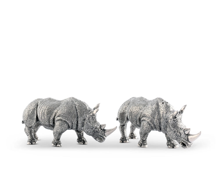 Salt and Pepper Safari Rhino Set