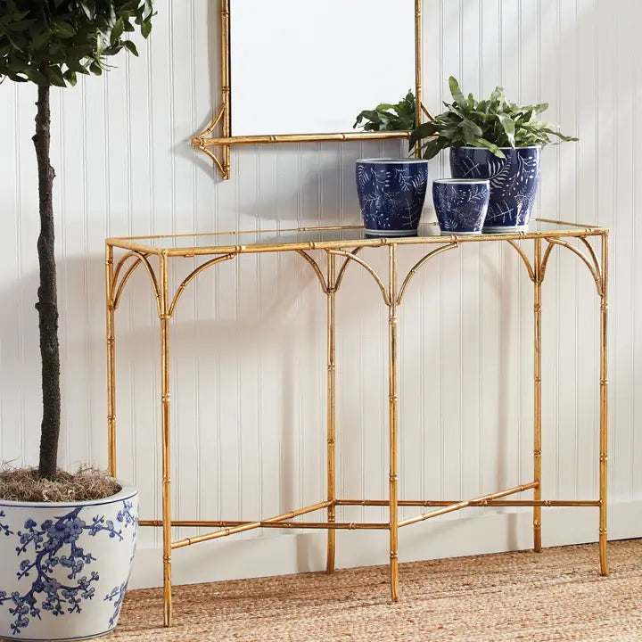 Bamboo Console Table