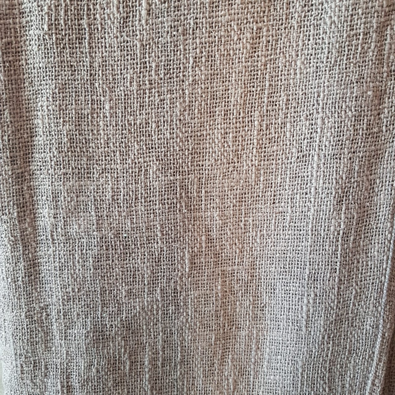 Soft Grey Throw Blanket with Ivory Tassels