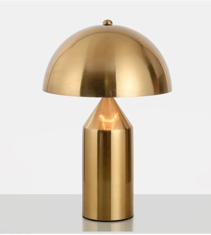 Bronze Color Mushroom Table Lamp