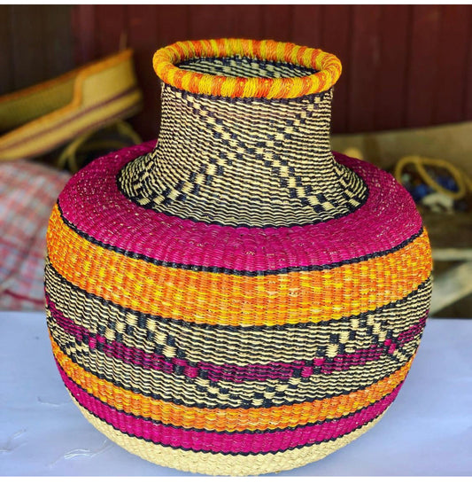 Medium Flower pot Ghana Basket