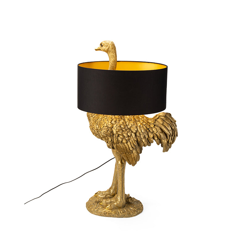 Ostrich Floor Lamp with Lamp Shade